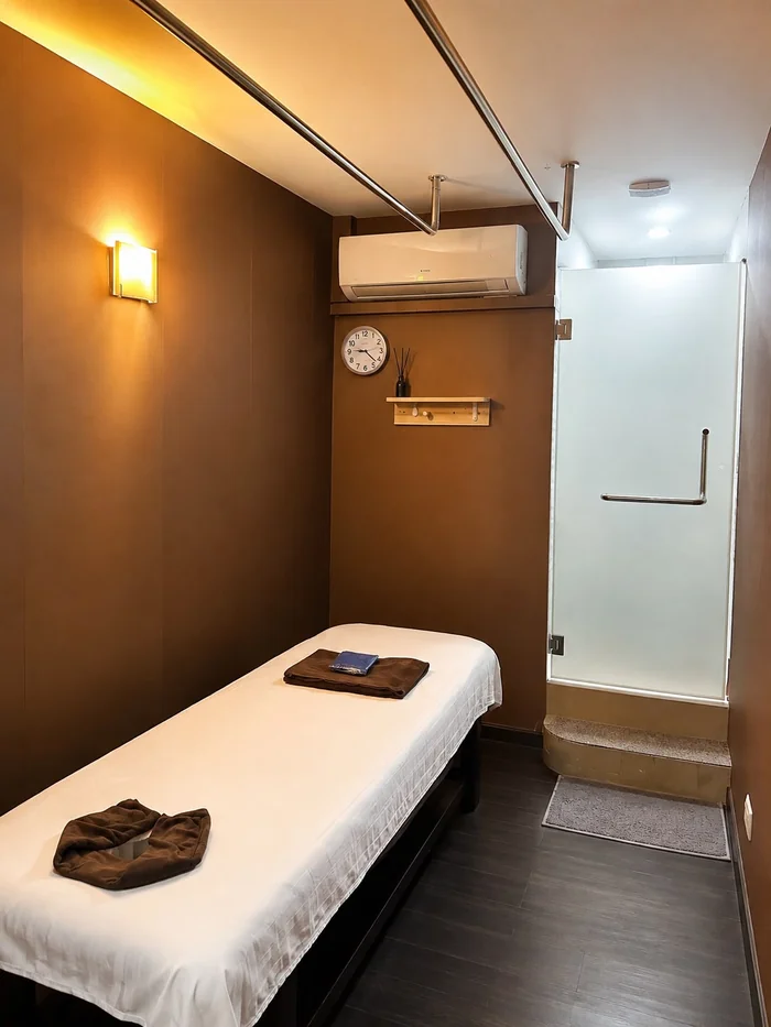 Massage treatment room at Nelly Wellness, 129 Kim Tian Rd, Bukit Merah Singapore
